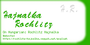 hajnalka rochlitz business card